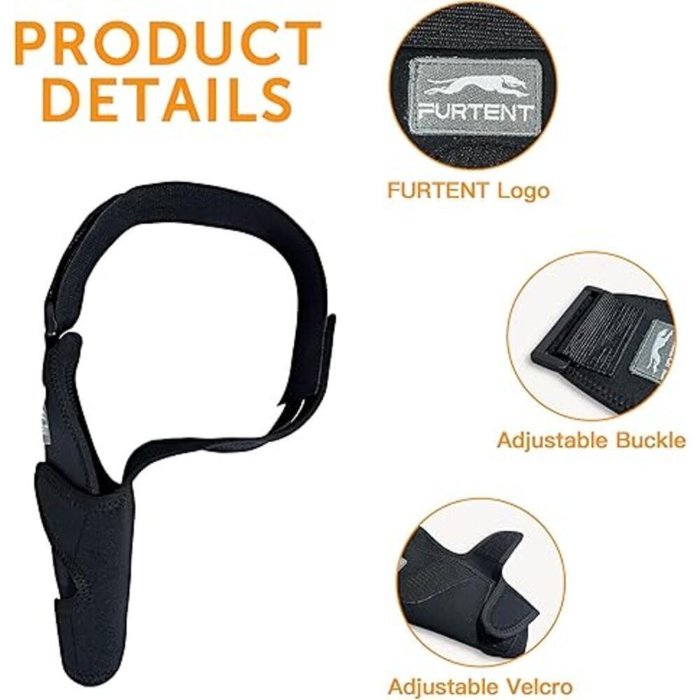 NEW Furtent Medium Dog Elbow Protector Pet Recovery Suit Prevents Licking Biting - Picture 3 of 8